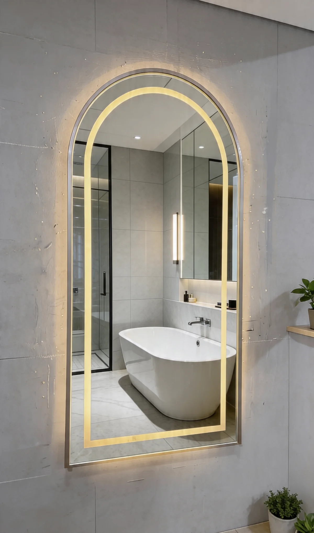 iron mirror touchscreen